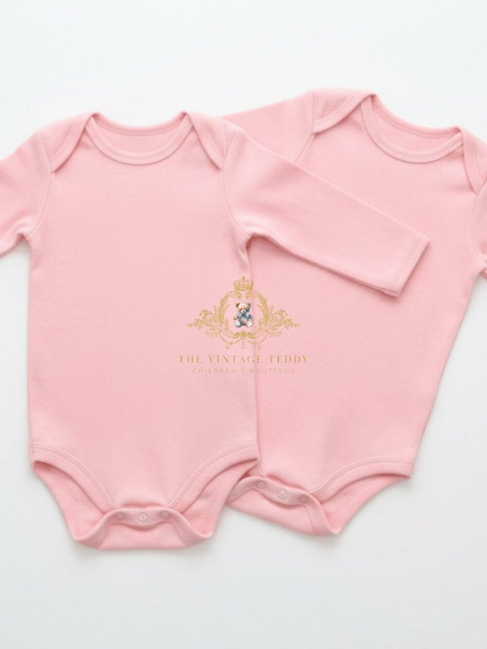 NWT Cute Long Sleeve Baby Onesies One-Piece Bodysuit Kids White Various Sizes
